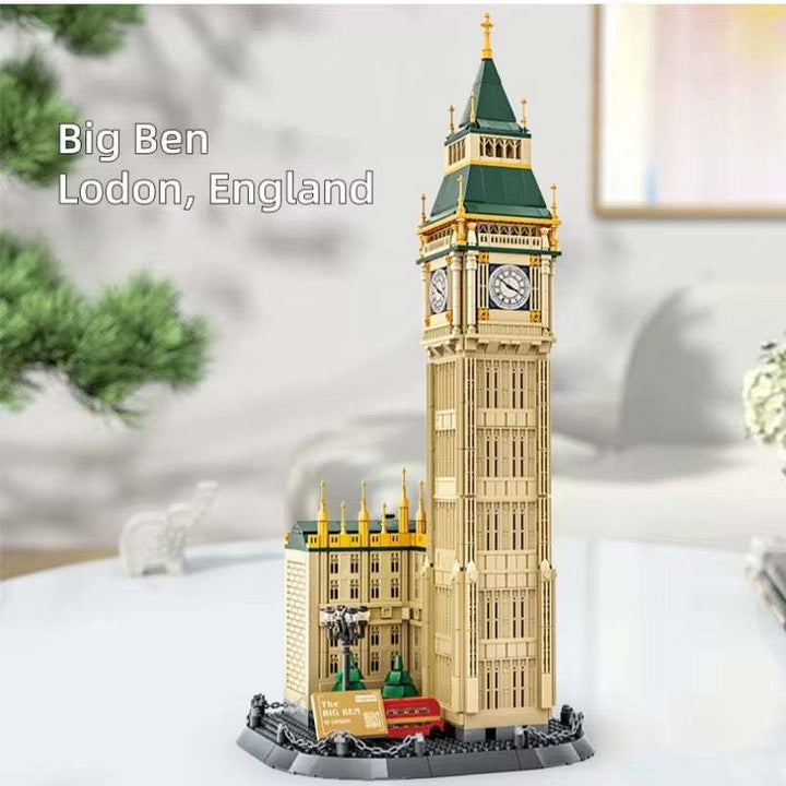 Big Ben Clock Tower Building Blocks – London Landmark Architecture Model (1095 Pcs)