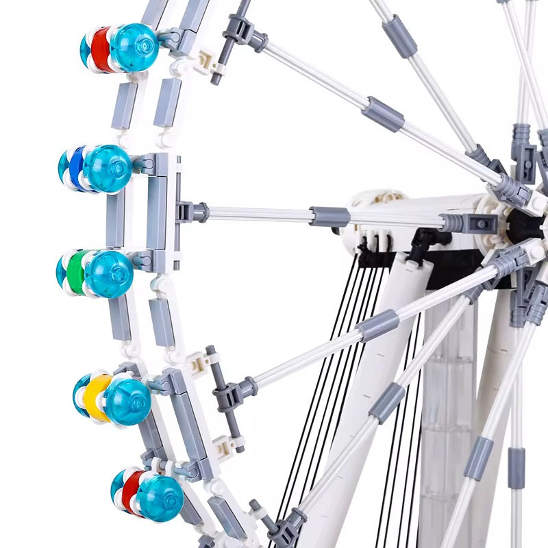 London Eye Building Blocks Set – Famous London Ferris Wheel Architecture Model (1528 Pieces)