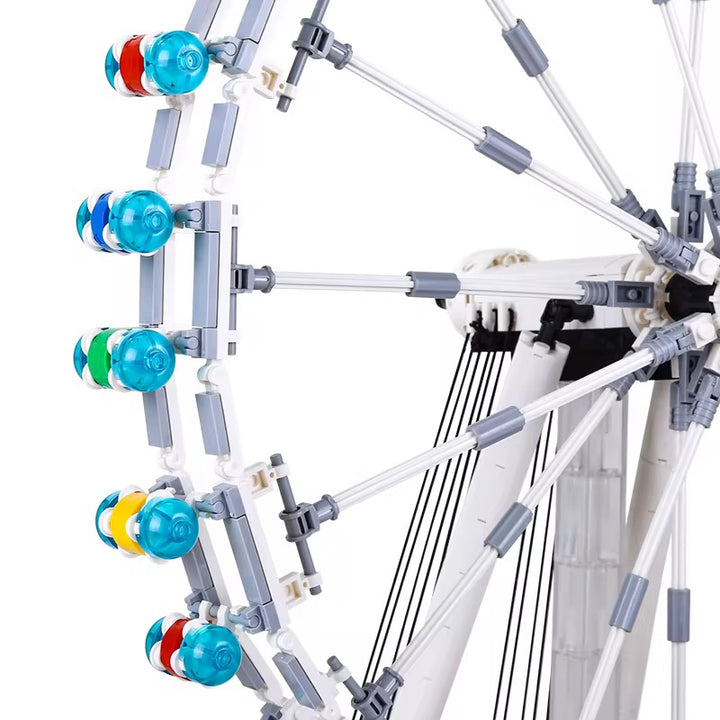 London Eye Building Blocks Set – Famous London Ferris Wheel Architecture Model (1528 Pieces)