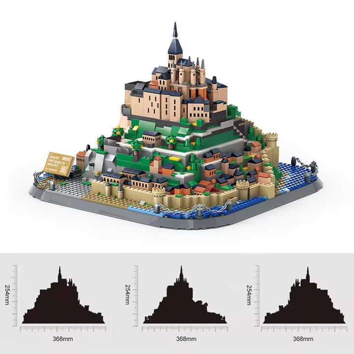 Saint Michael’s Mount Building Blocks – Mont-Saint-Michel Architecture Model