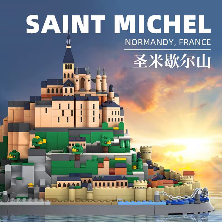 Saint Michael’s Mount Building Blocks – Mont-Saint-Michel Architecture Model