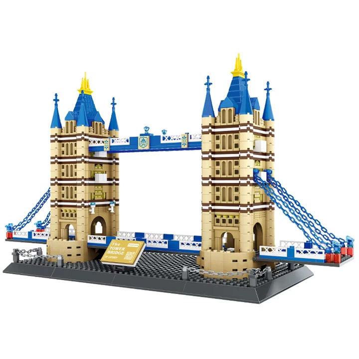 Tower Bridge Building Blocks detailed miniature architectural model of London's iconic landmark