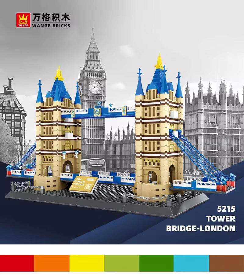 Tower Bridge London Building Blocks – Famous Landmark Architecture Model (1052Pcs)