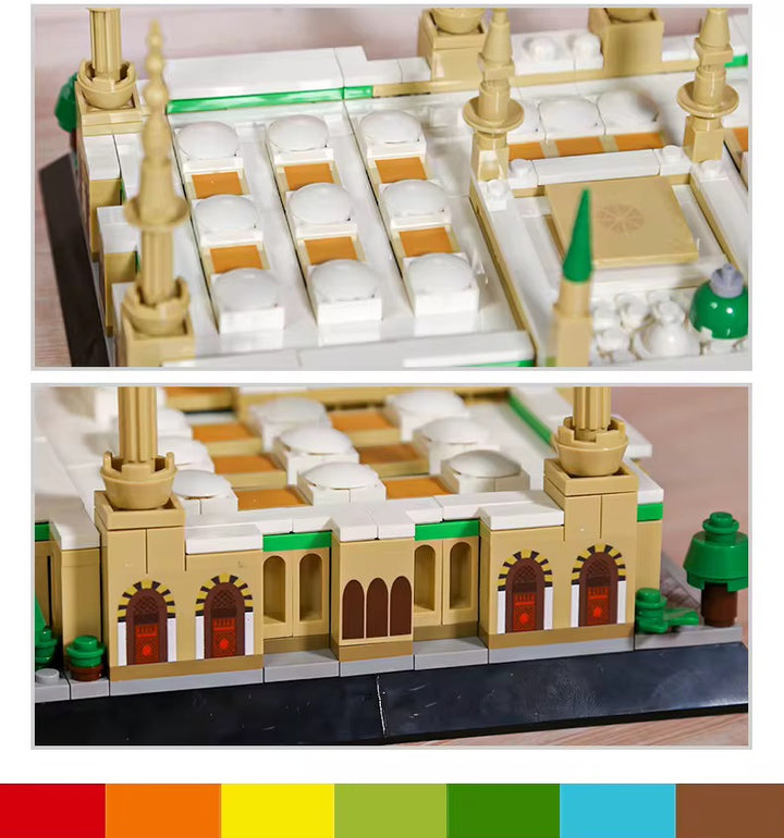 Al-Masjid An-Nabawi Building Blocks – Madinah Landmark Architecture Model(594Pcs)