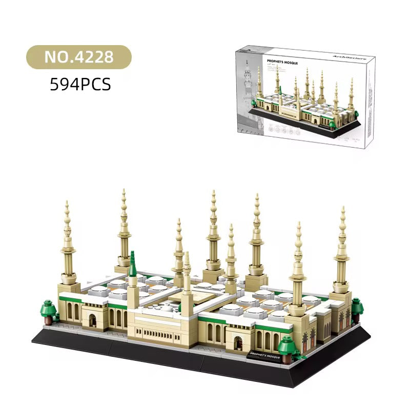 Al-Masjid An-Nabawi Building Blocks – Madinah Landmark Architecture Model(594Pcs)