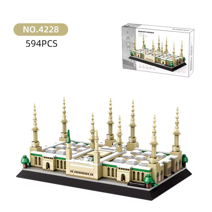 Al-Masjid An-Nabawi Building Blocks – Madinah Landmark Architecture Model(594Pcs)
