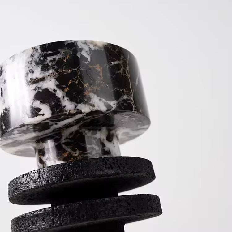 Modern Marble Candle Holder Set of 2