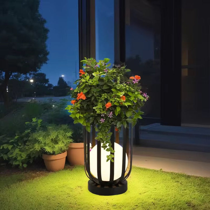 Solar or Direct Electricity Outdoor Garden Lantern Light
