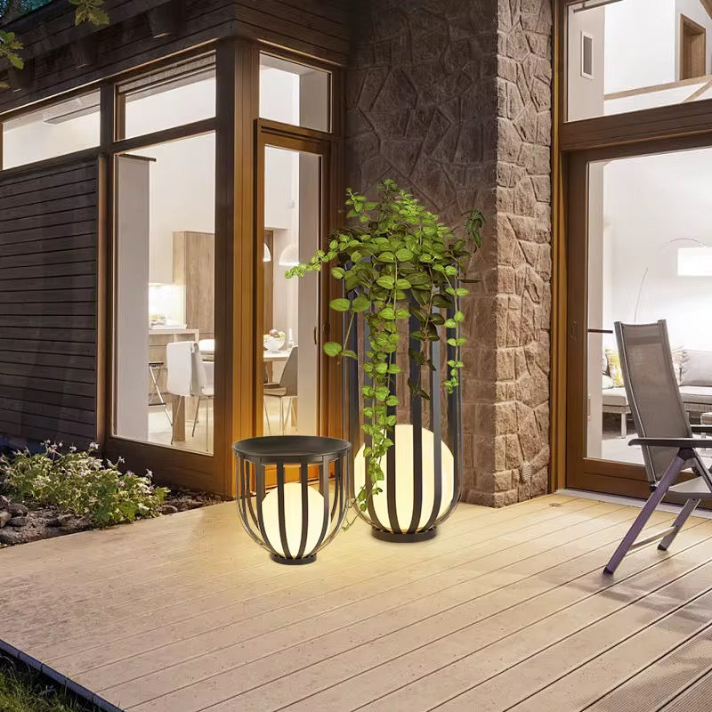 Solar or Direct Electricity Outdoor Garden Lantern Light