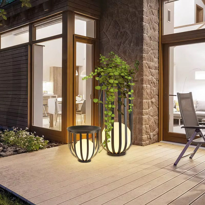 Solar or Direct Electricity Outdoor Garden Lantern Light