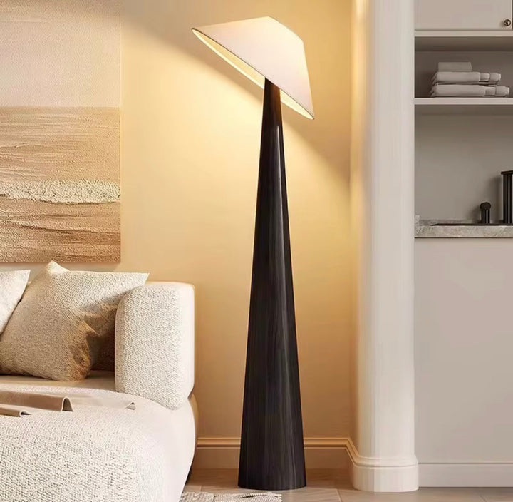 Metal Base Sculptural Floor Lamp