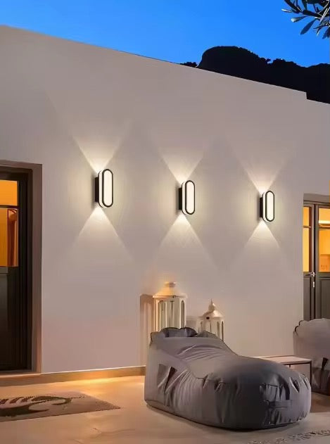 Oval LED Outdoor Sconce