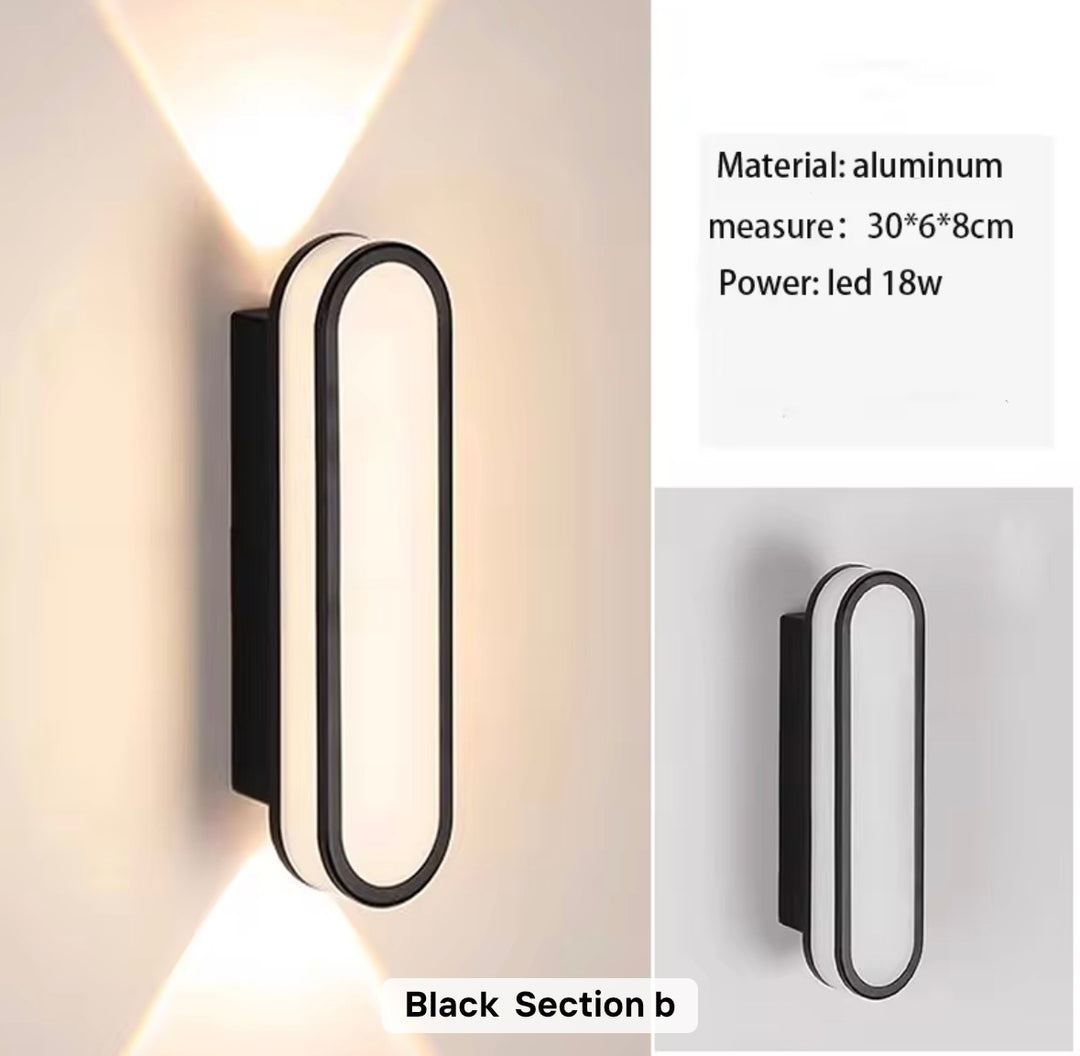 Oval LED Outdoor Sconce