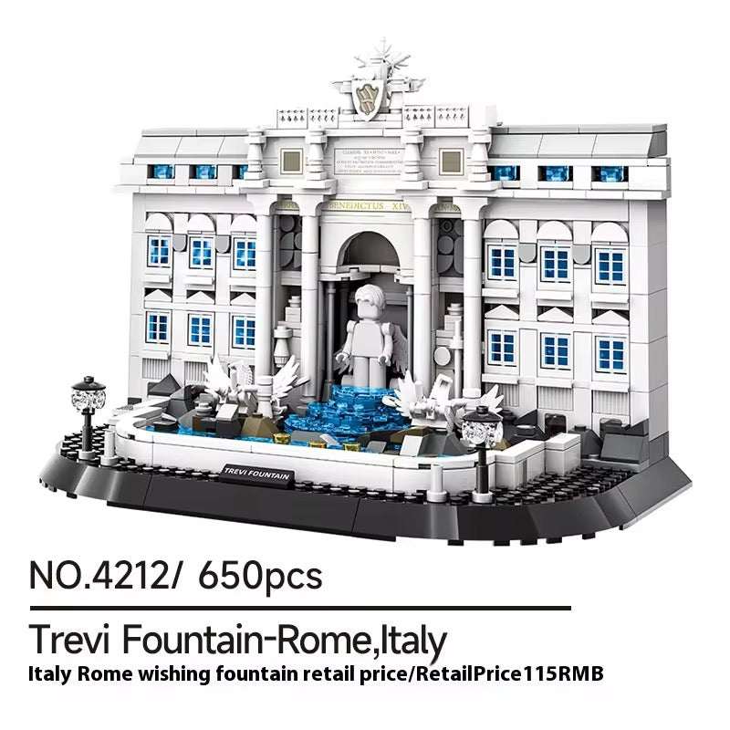 Trevi Fountain Building Model