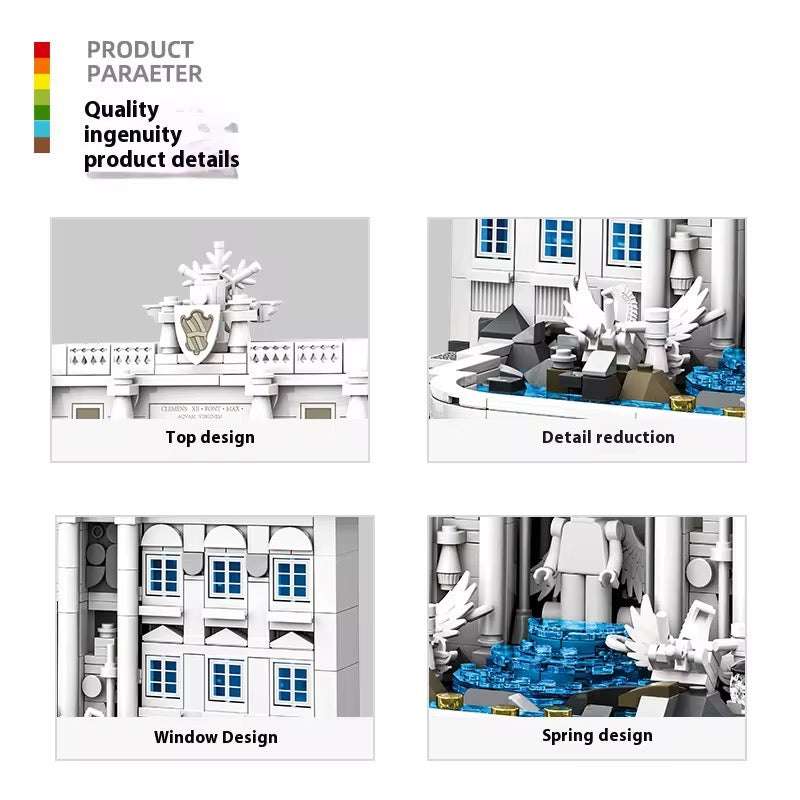 Trevi Fountain Building Model