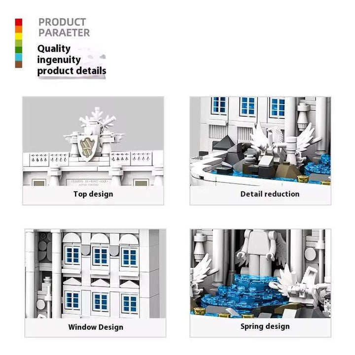 Trevi Fountain Building Model