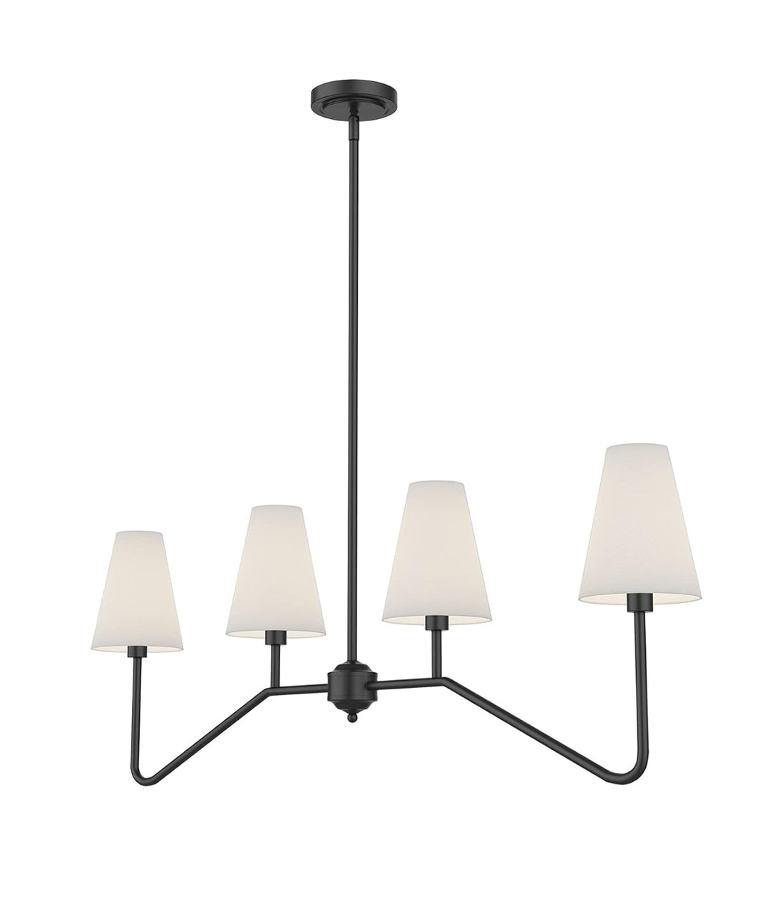 Modern 4-Light Chandelier