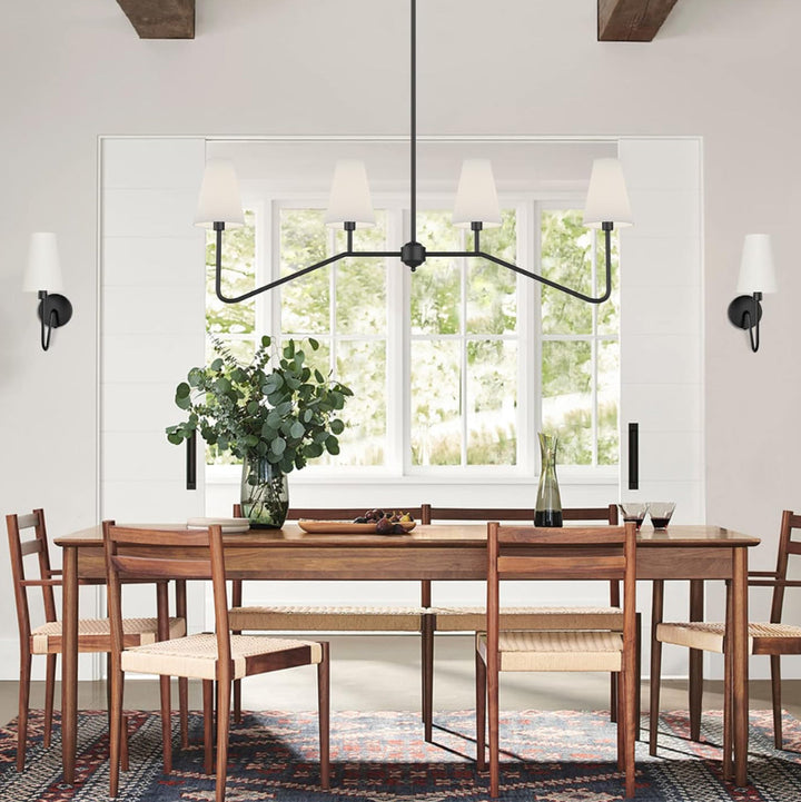 Modern 4-Light Chandelier