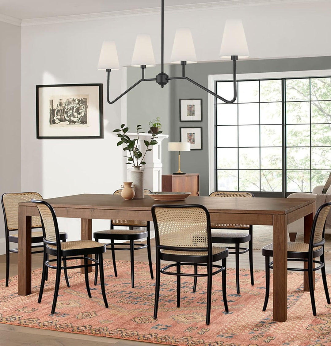 Modern 4-Light Chandelier