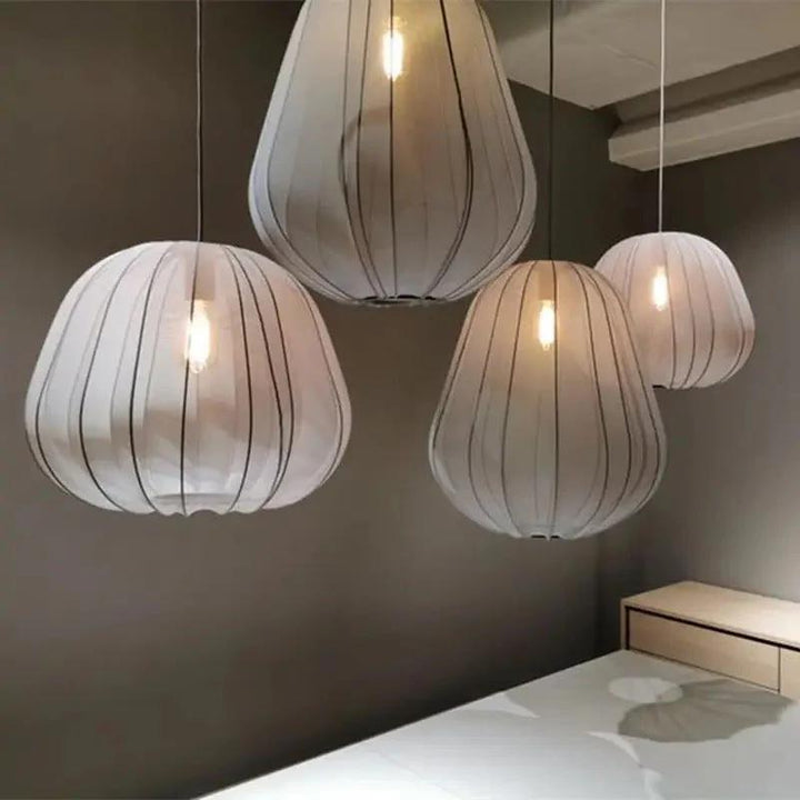 Modern Fabric Pendant Light Set - Cozy Ambiance