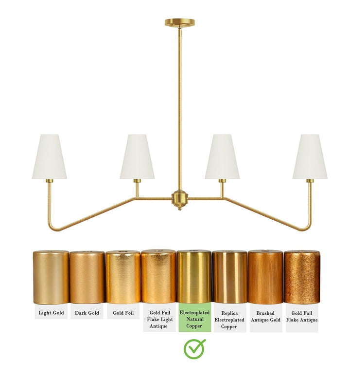 Modern 4-Light Chandelier