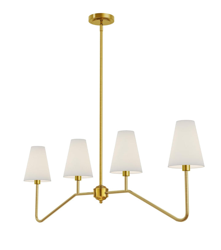Modern 4-Light Chandelier