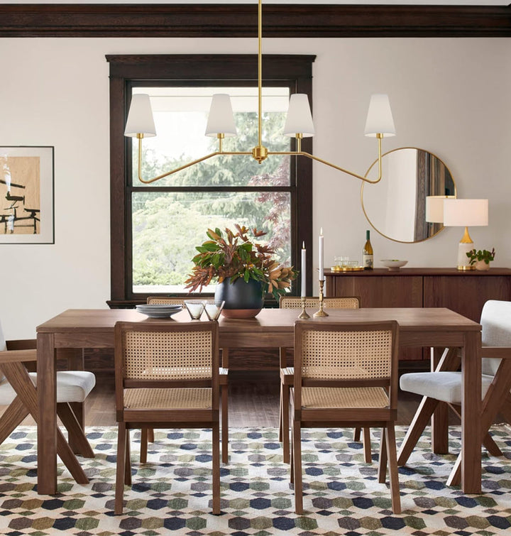 Modern 4-Light Chandelier