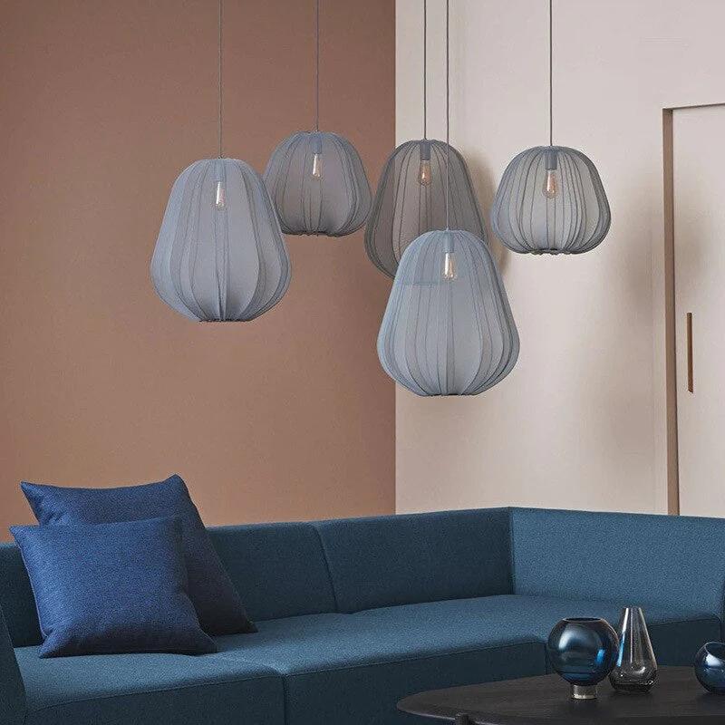 Modern Fabric Pendant Light Set - Cozy Ambiance