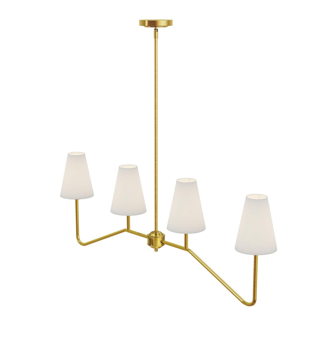 Modern 4-Light Chandelier