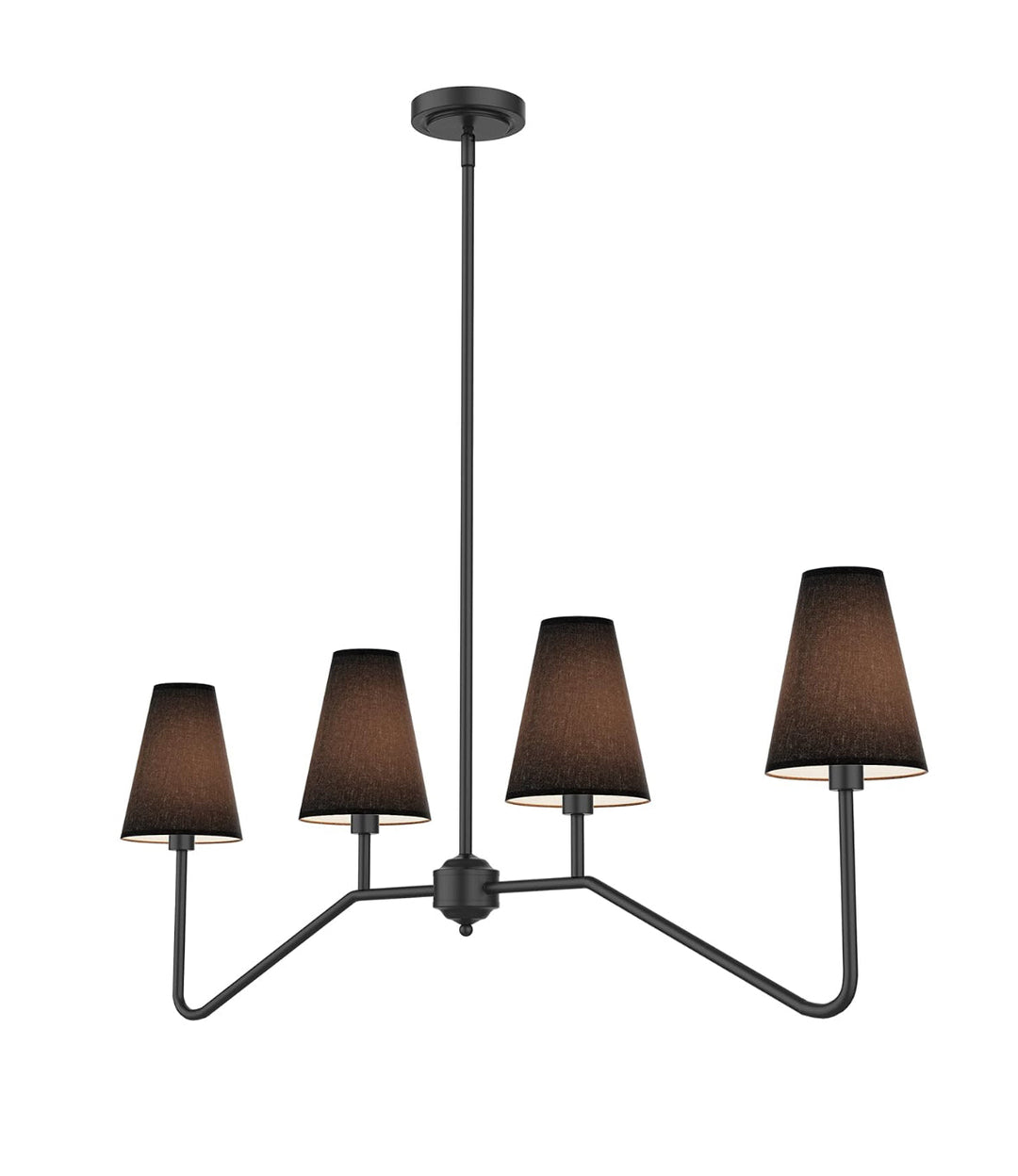 Modern 4-Light Chandelier