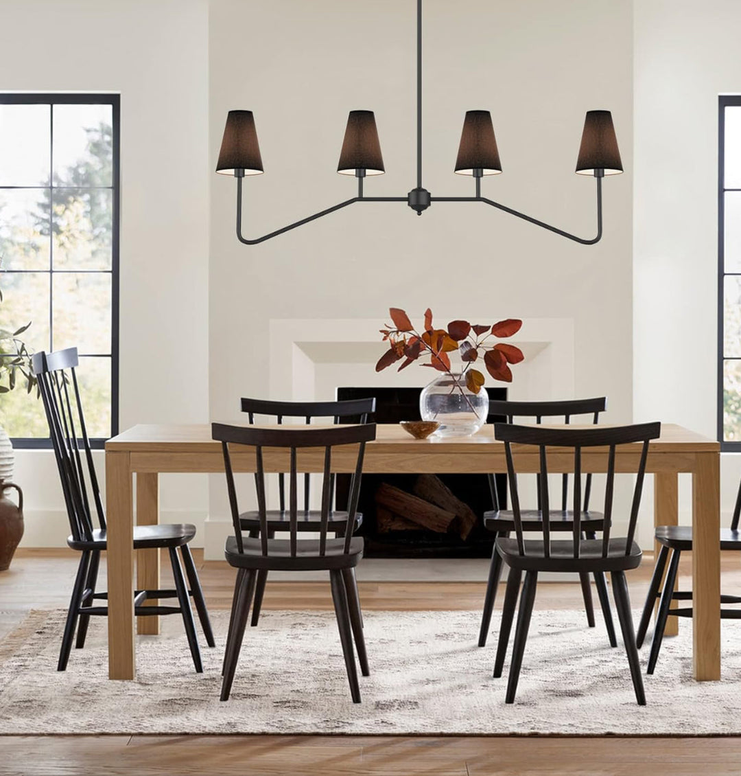 Modern 4-Light Chandelier