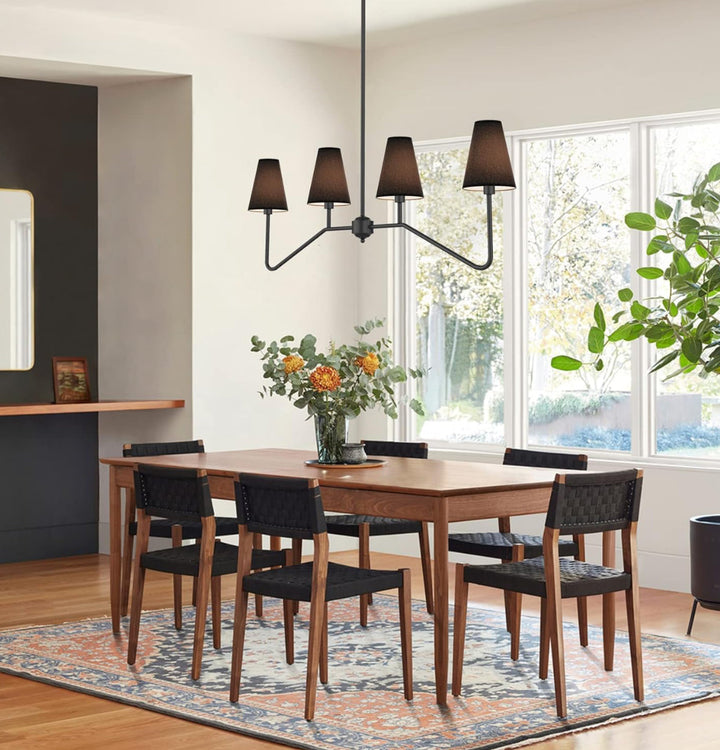 Modern 4-Light Chandelier
