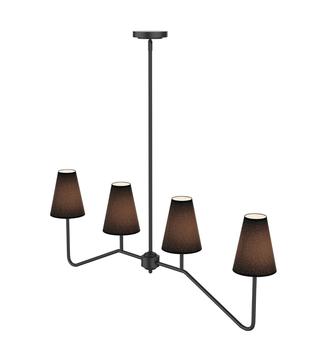 Modern 4-Light Chandelier