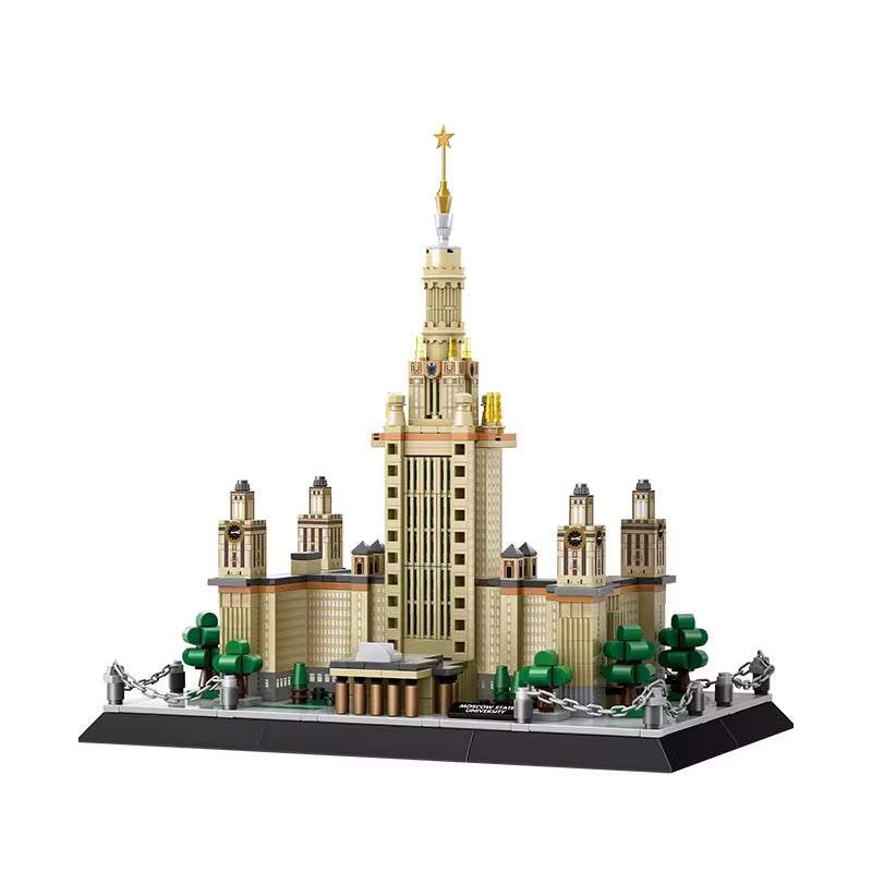 Mini Architecture Building Block Model - Detailed Collector's Display ...
