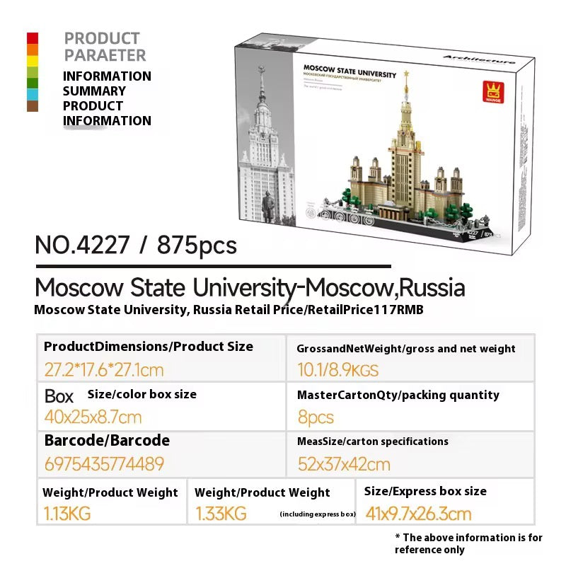 Mini Architecture Building Block Model