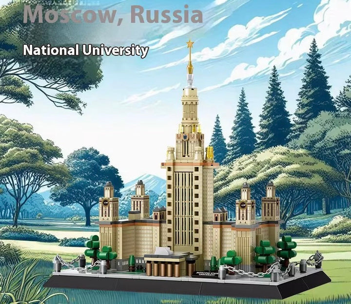 Mini Architecture Building Block Model