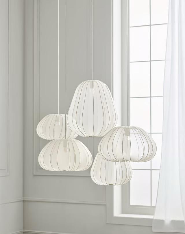 Modern Fabric Pendant Light Set - Cozy Ambiance