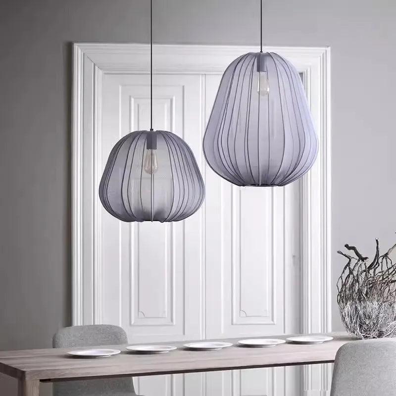 Modern Fabric Pendant Light Set - Cozy Ambiance