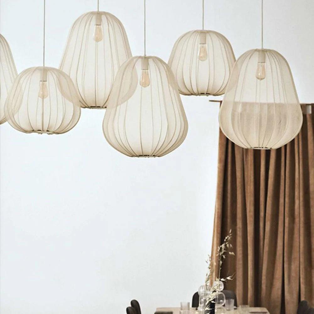 Modern Fabric Pendant Light Set - Cozy Ambiance