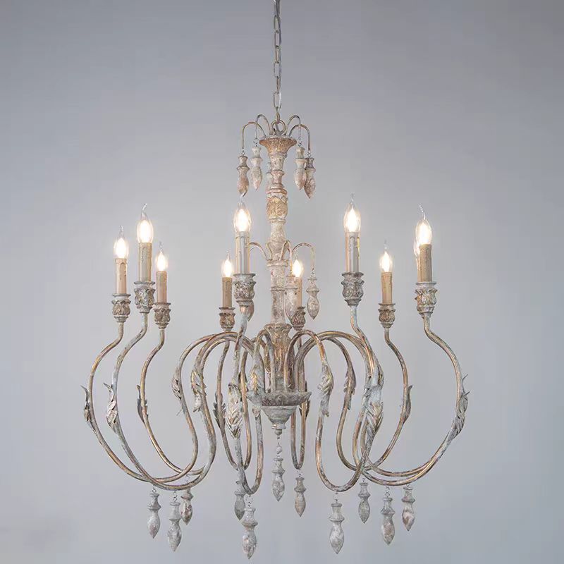 Rustic Chandelier in several sizes for Rooms and High Ceilings