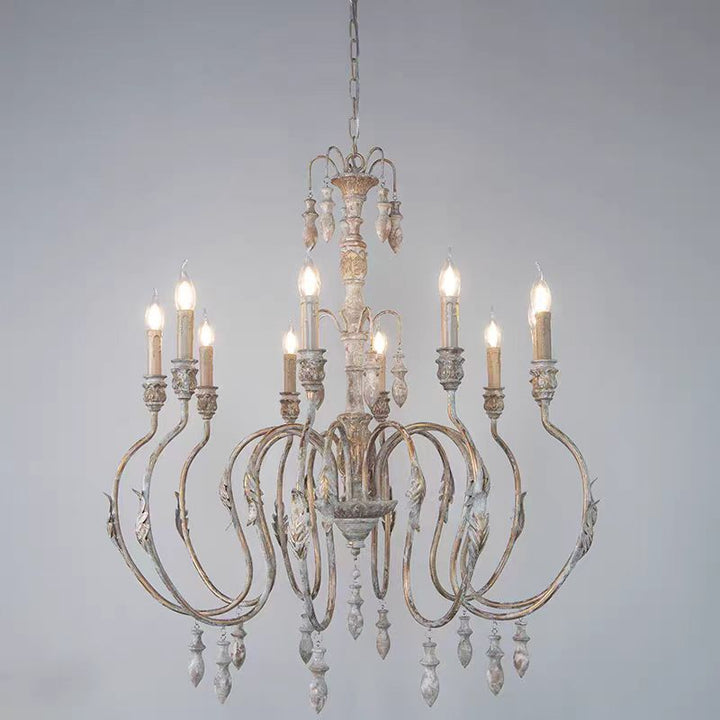 Rustic Chandelier in several sizes for Rooms and High Ceilings