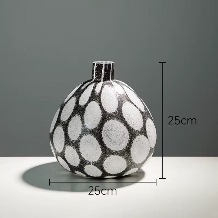 Patterned Ceramic Vase Trio set