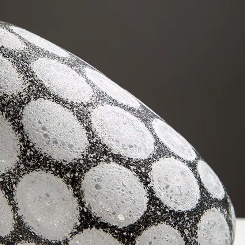 Patterned Ceramic Vase Trio set