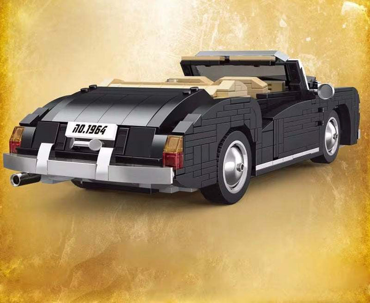 Luxury Black Classic Car Model