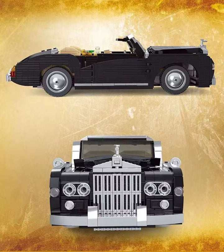 Luxury Black Classic Car Model