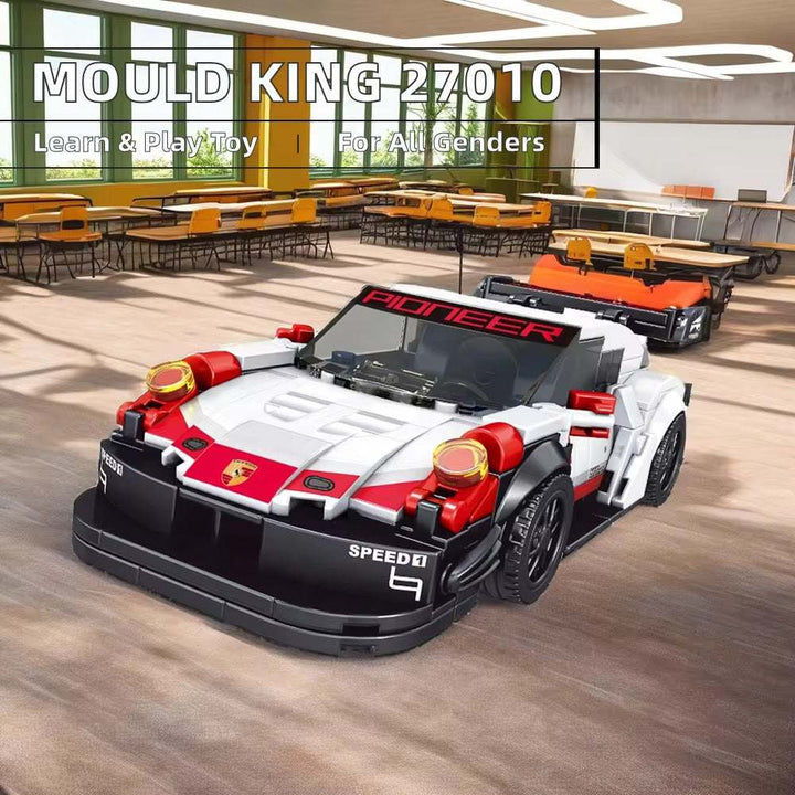 White Sports Model Car