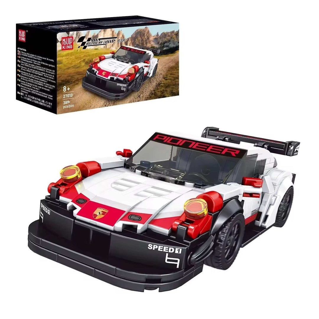 White Sports Model Car