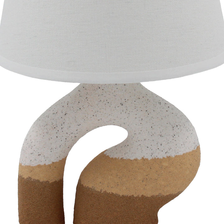 Ceramic Sculptural Table Lamp