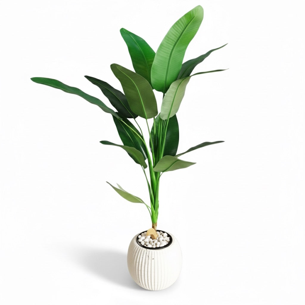 Tall Artificial Banana Leaf Plant