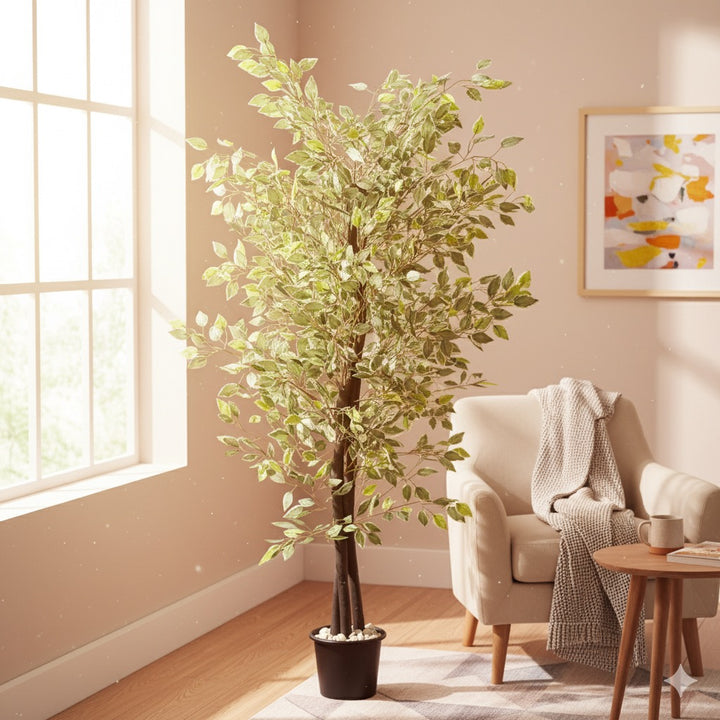 Ficus Variegated Artificial Tree